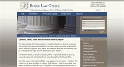 Desktop Screenshot of boskelaw.com